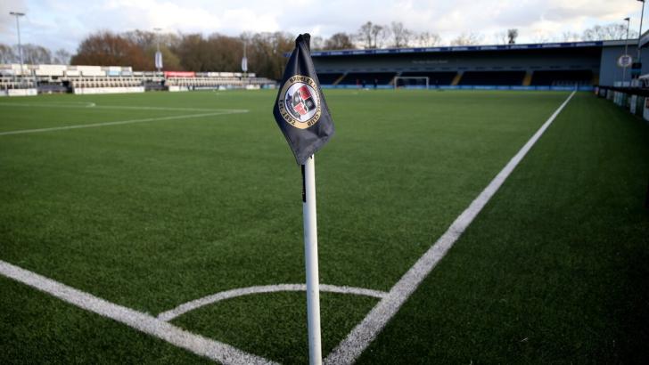 A view of Bromley FC's Hayes Lane ground